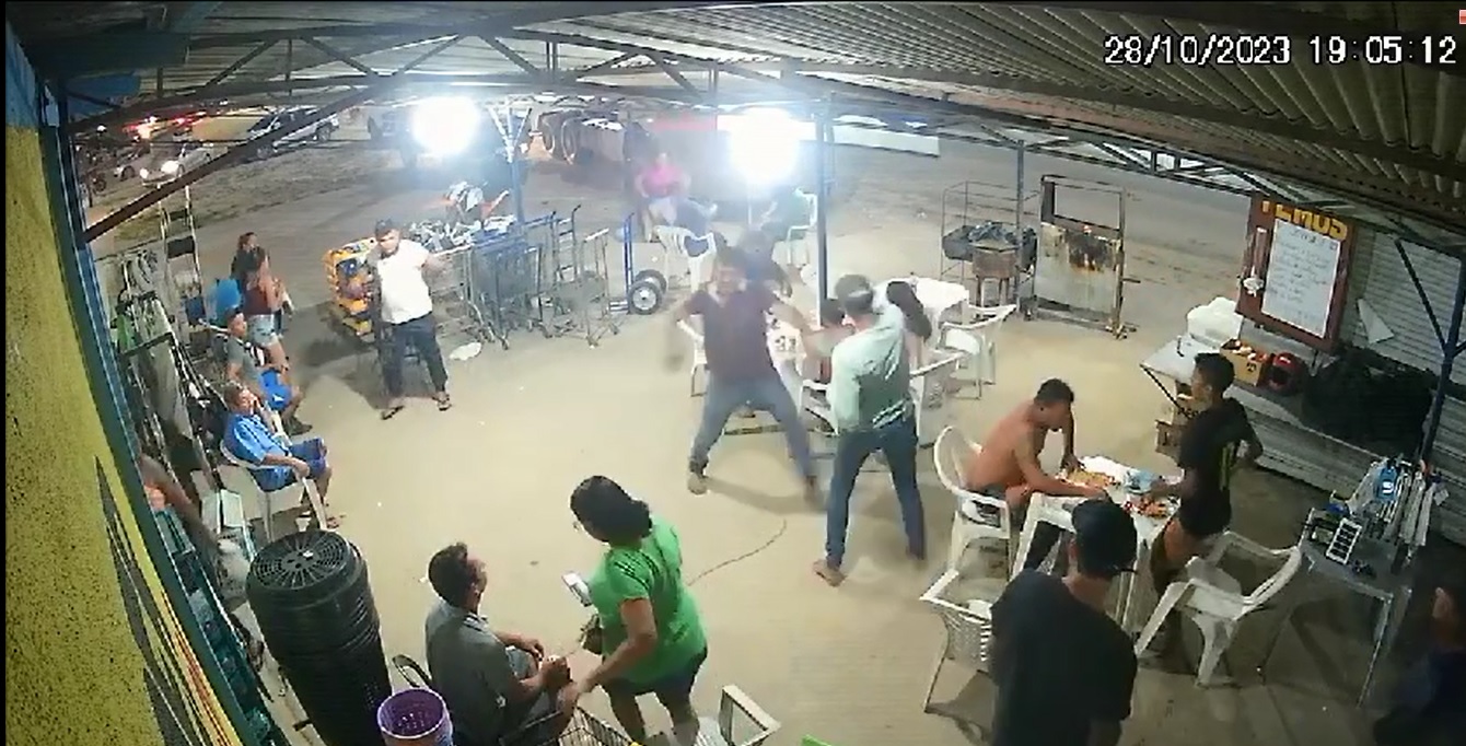 Briga ocorreu na noite desse sábado (29) (Foto: Reprodução/Redes Sociais)