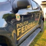Viatura da Polícia Federal em ação (Foto: PF)
