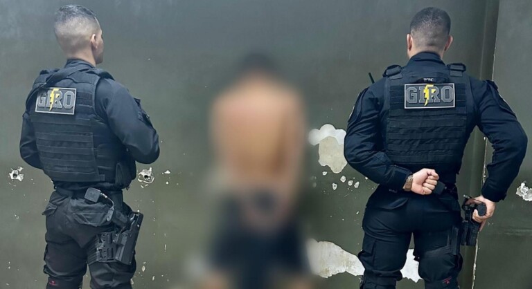 Prisão foi efetuada pelo Giro (Foto: Divulgação) 