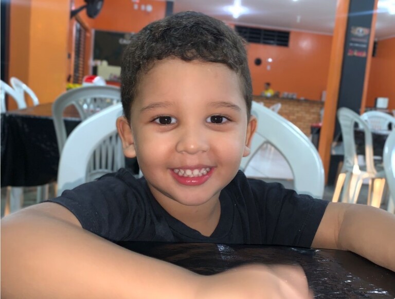 Theo Benício tem 3 anos de idade (Foto: Arquivo Pessoal)