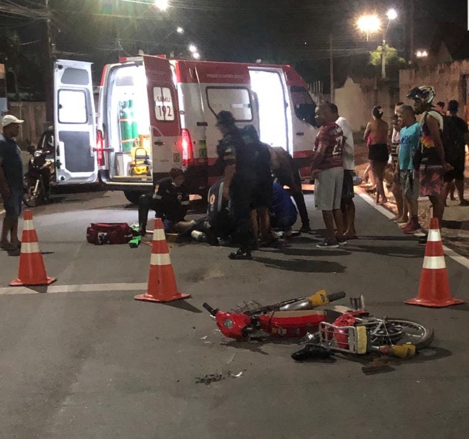 A vítima chegou a ser socorrida pelo Samu, mas não resistiu aos ferimentos (Foto: Divulgação) 