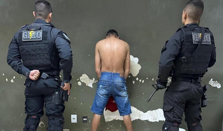 Infrator foi encaminhado à Central de Flagrantes (Foto: Divulgação) 
