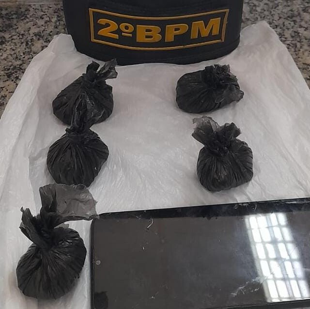 Droga apreendida e apresentada na Central de Flagrantes (Foto: Divulgação) 