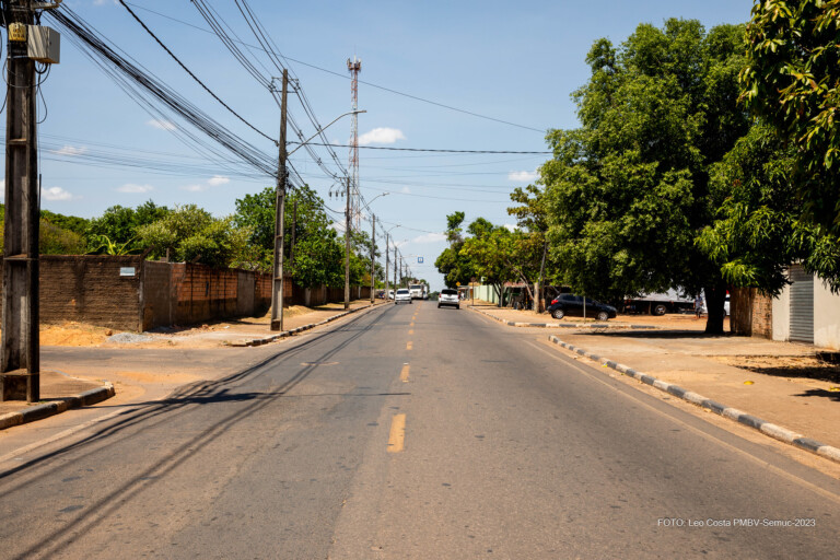Trecho compreende da rua Saturno até a rua Monte Sinai. (Foto: reprodução)