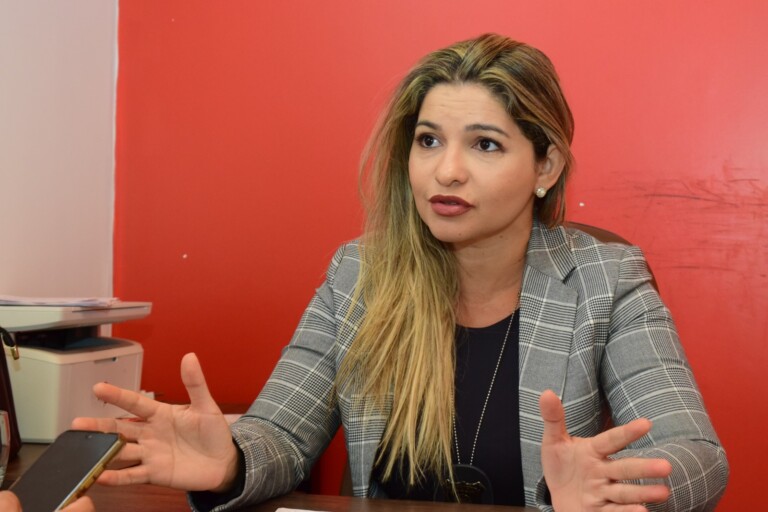 Joana Dark, vice-presidente do Sindppen (Foto: Nilzete Franco/Folha BV)