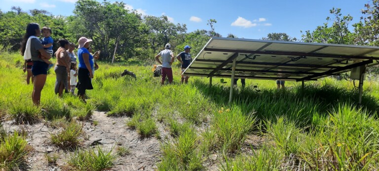 Sistema auxilia na captação de água para irrigação das plantações na comunidade - Foto: Divulgação