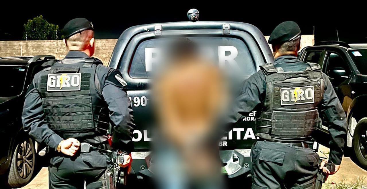 Prisão foi efetuada pelo Giro (Foto: Divulgação) 