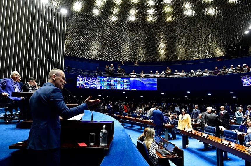 O texto segue agora para sanção do presidente Luiz Inácio Lula da Silva (PT). (Foto: Roque Sá/Agência Senado)