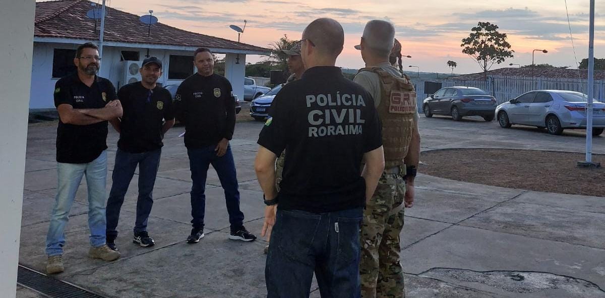 A ação foi realizada em Roraima pelo Departamento de Narcóticos (DENARC), Núcleo de Inteligência (NI) e Grupo de Resposta Tática (GRT) em apoio a Polícia Civil do Ceará (Foto: Ascom/PCRR)