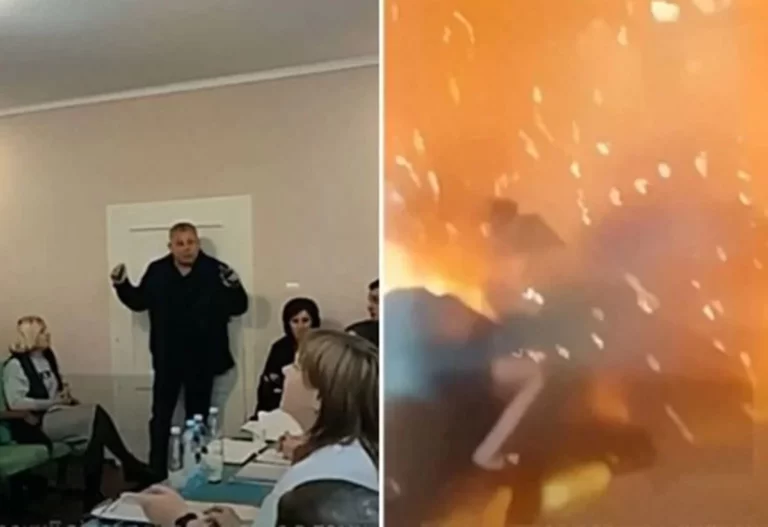 Deputado da Ucrânia atira granadas em reunião com porta fechada