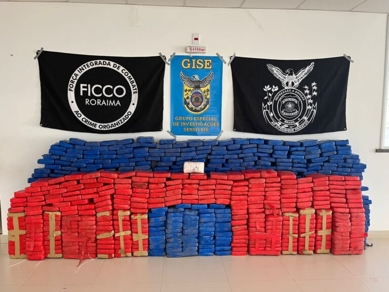 Quase uma tonelada de drogas é apreendida em ação da PF em Boa Vista