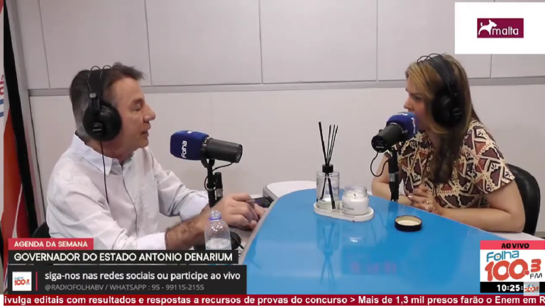 Antonio Denarium é o segundo convidado do Agenda da Semana neste domingo, 10. (Foto: Reprodução/YouTube)
