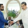 Presidente guianense Irfaan Ali e ditador venezuelano Nicolás Maduro (Foto: Instagram Irfaan Ali)