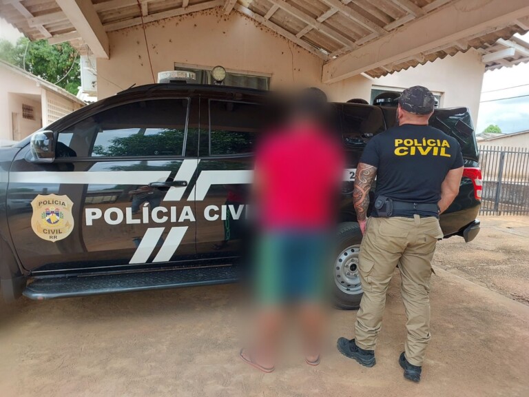 Homem foi levado á delegacia (Foto: Divulgação/PCRR)