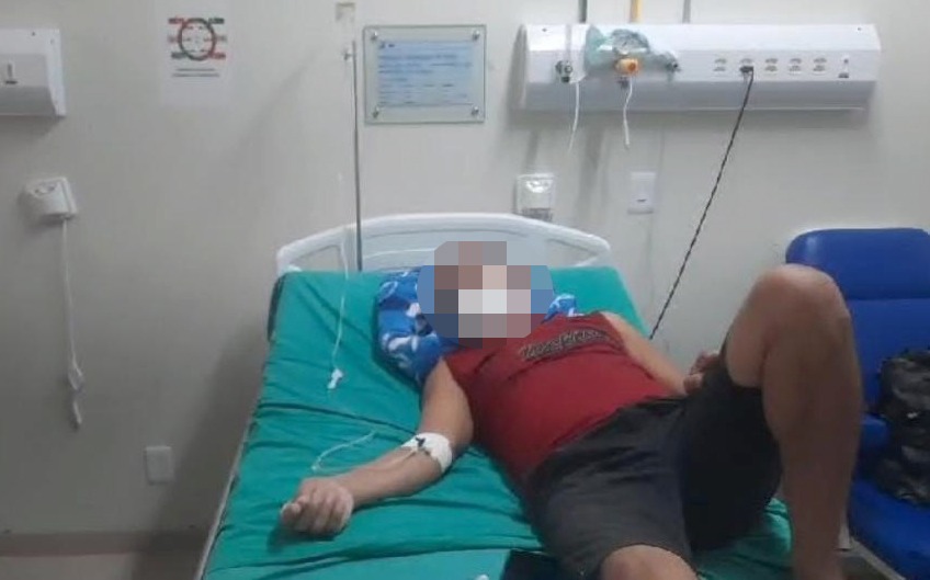 Um dos pacientes relatou que com o suor e o calor, sua pele sofre com o aparecimento de feridas. (Foto: Arquivo pessoal) Um dos pacientes relatou que com o suor e o calor, sua pele sofre com o aparecimento de feridas. (Foto: Arquivo pessoal)