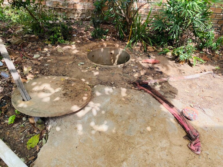 Em apuração no local, o corpo teria sido colocado no poço a menos de 48 horas. (Foto: reprodução/Aldênio Soares)
