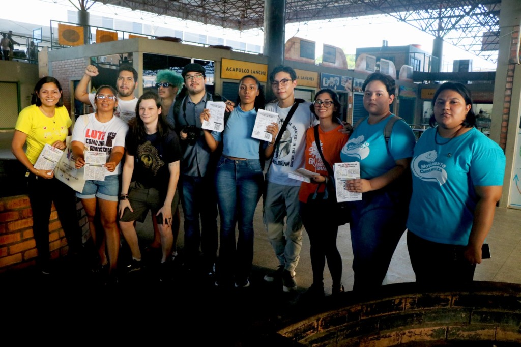 Além disso, a mobilização busca passe livre estudantil, renovação da frota, melhorias nas paradas e terminais e correção dos horários disponibilizados no aplicativo Boa Vista Card. (Foto: Wenderson Cabral/FolhaBV)