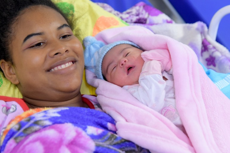 Até o dia 18 de dezembro foram contabilizados 9.517 partos no Hospital Materno Infantil, sendo 5.705 partos normais e 3.812 cesarianas A unidade realiza, diariamente, cerca de 30 procedimentos diários (Foto: Ascom/Sesau)