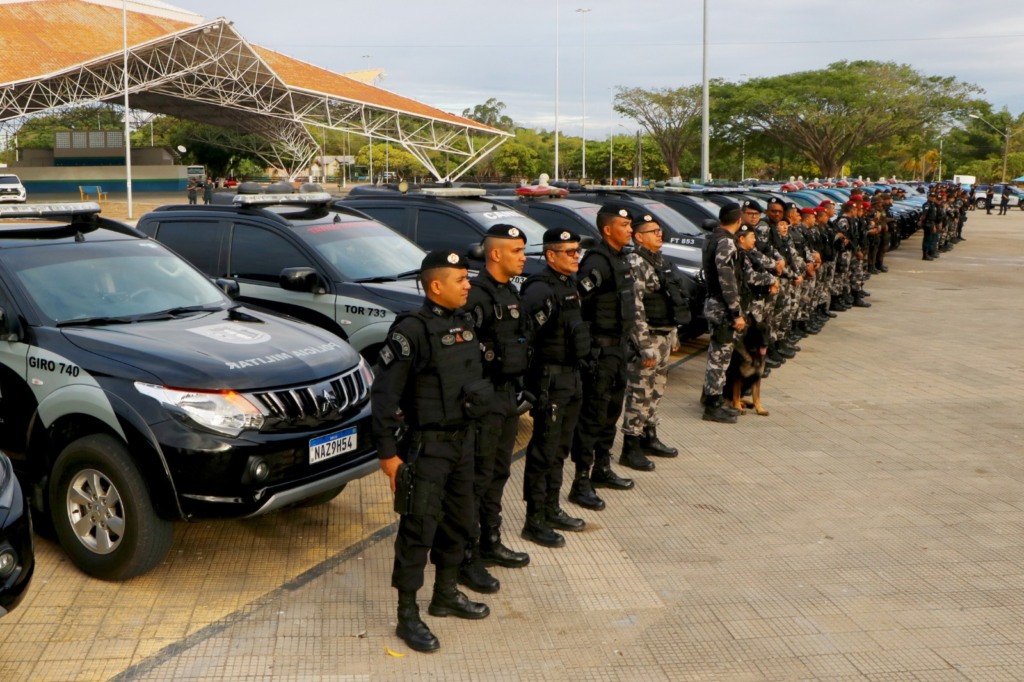 Polícia Militar de Roraima empregou 147 agentes da corporação para a Operação Força Total (Foto: Wenderson Cabral/FolhaBV) Polícia Militar de Roraima empregou 147 agentes da corporação para a Operação Força Total (Foto: Wenderson Cabral/FolhaBV)