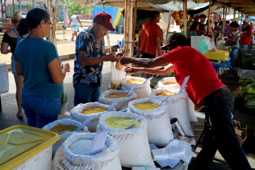 Feira Livre do VIla Jardim iniciou em fevereiro de 2017 com apenas 4 feirantes (Foto: Wenderson Cabral/FolhaBV)