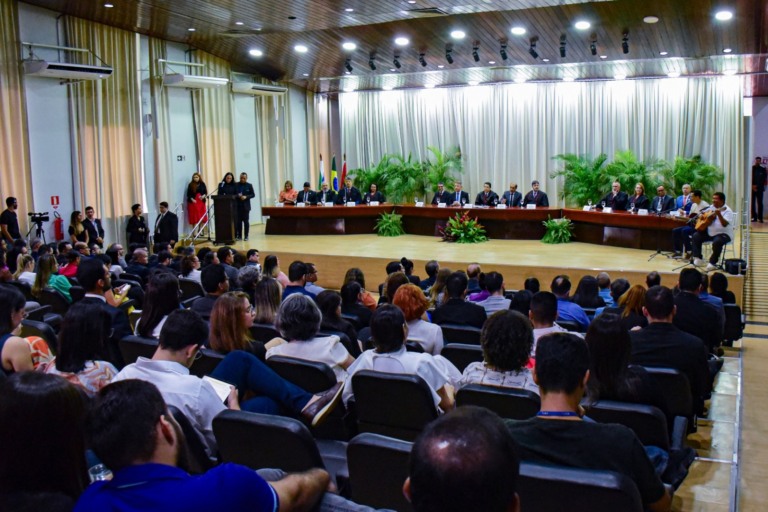 Discursos e apresentações culturais marcam a abertura do Ano Judiciário 2024 (Fotos: Nucri/TJRR)