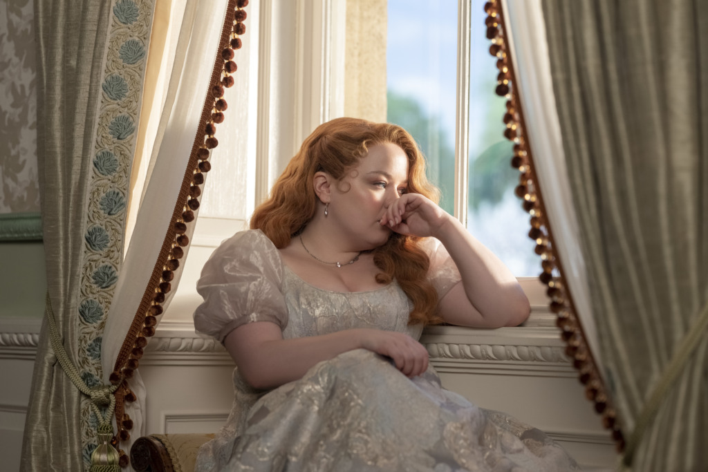 Nicola Coughlan como a personagem Penelope (Foto: Divulgação Netflix) Nicola Coughlan como a personagem Penelope (Foto: Divulgação Netflix)