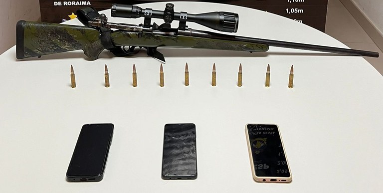 Arma foi apreendida em ação conjunta (Foto: Divulgação/Ficco) Arma foi apreendida em ação conjunta (Foto: Divulgação/Ficco)