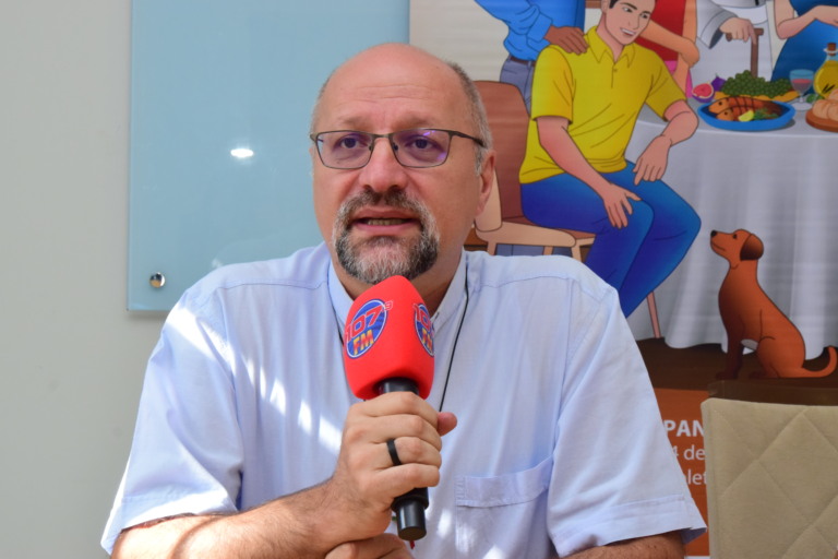 Padre Lúcio Nicoletto é vigário geral da Diocese de Roraima e foi Administrador Diocesano entre 2022 e 2023. (Foto: Nilzete Franco/FolhaBV)