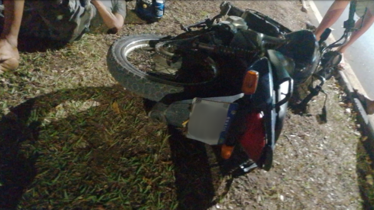 Motociclista e veículo estavam regulares. (Foto: reprodução/PMRR)
