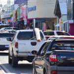 Trânsito na área central de Boa Vista (Foto: Nilzete Franco/FolhaBV)