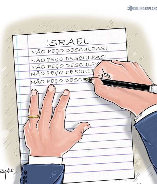 Na balança do petista, pesou mais a reação de grupos contrários à guerra que os ataques de Israel e da oposição