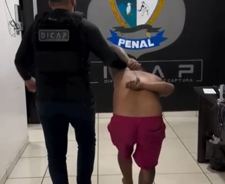 O albergado foi preso na noite da última quinta-feira, 15 (Foto: Divulgação/Dicap)