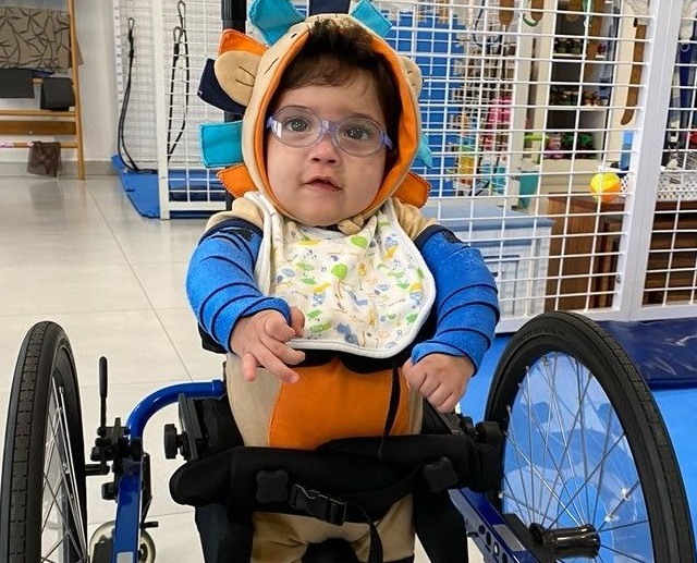 O pequeno Álvaro Carvalho tem um ano de idade (Foto: Arquivo pessoal)