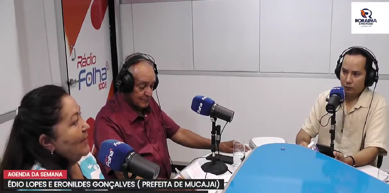 Ex-deputado federal Édio Lopes e prefeita Eronildes falam sobre aplicação de recursos em Mucajaí