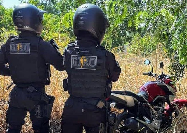 Moto recuperada pelo Giro (Foto: Divulgação) 