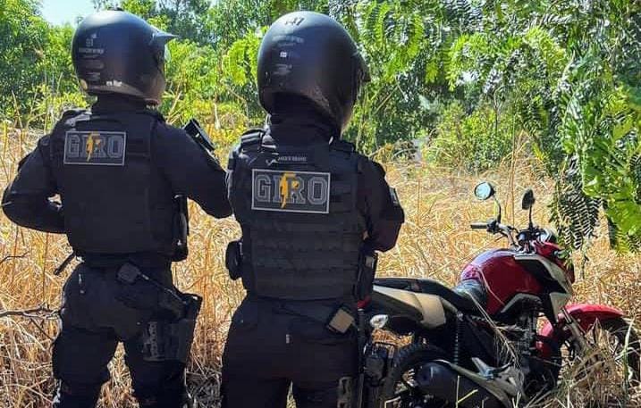 Moto recuperada pelo Giro (Foto: Divulgação) Moto recuperada pelo Giro (Foto: Divulgação)