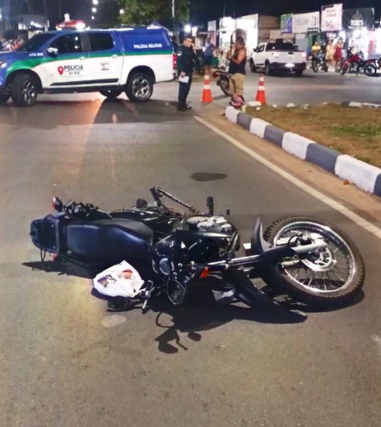 Uma das motos envolvidas no acidente (Foto: Divulgação) Uma das motos envolvidas no acidente (Foto: Divulgação)