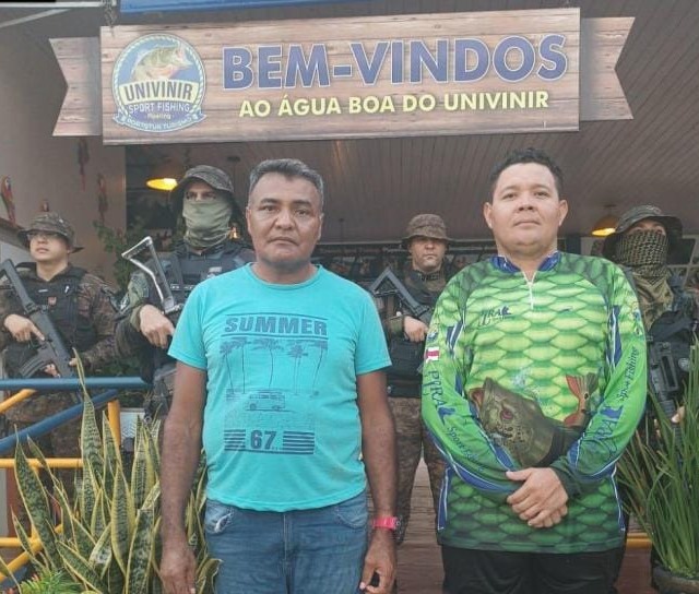 As vítimas e a guarnição da Cipa (Foto: Divulgação) 