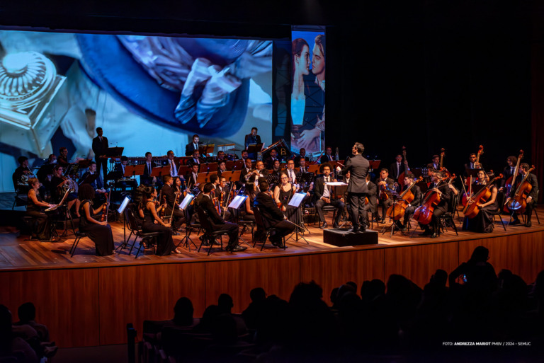 Cinema Sinfônico emocionou público com trilhas sonoras que marcaram gerações - Foto: Divulgação/PMBV