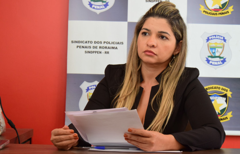 Joana D'Arc é a presidente do Sindicato de Policiais Penais (Foto: Nilzete Franco/FolhaBV)