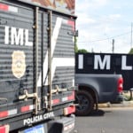 O corpo foi removido ao IML  (Foto: Nilzete Franco/FolhaBV) 