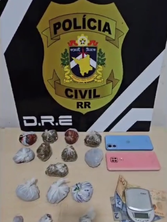 Envolvidos com o tráfico de drogas são presos em Boa Vista