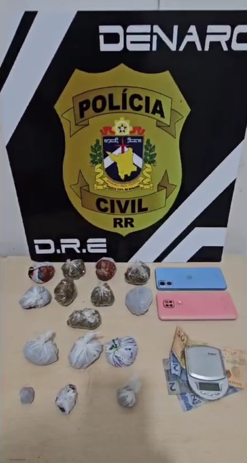 Envolvidos com o tráfico de drogas são presos em Boa Vista Envolvidos com o tráfico de drogas são presos em Boa Vista