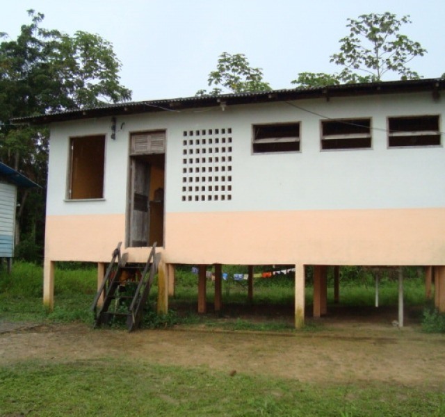 UBS na Vila Panacarica, no baixo Rio Branco, em Caracaraí, também está na lista de obras a serem retomadas. (Foto: reprodução/Sismob/MS)