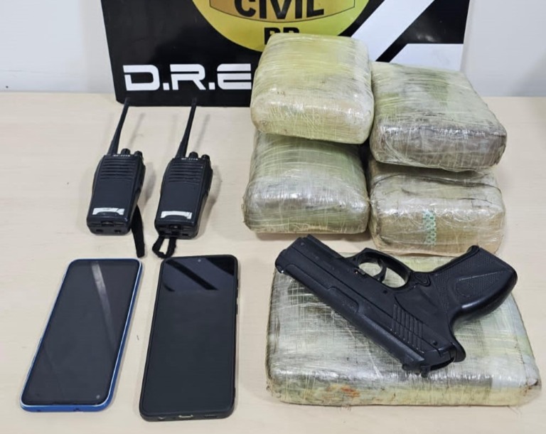 A investigação apontou que a droga vinha do município de Pacaraima para ser comercializada em Boa Vista. (Foto: reprodução/Polícia Civil)
