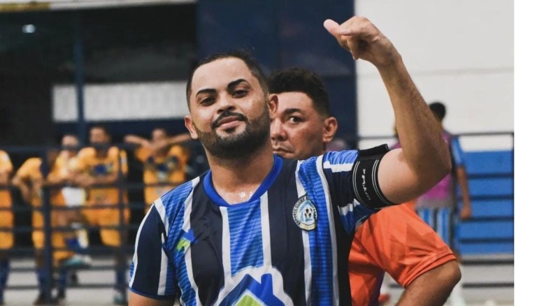 Azulão de Mucajaí goleia e entra no G4 da Taça Roraima de Futsal. Crédito: Thiago Brito/Airton Casarão