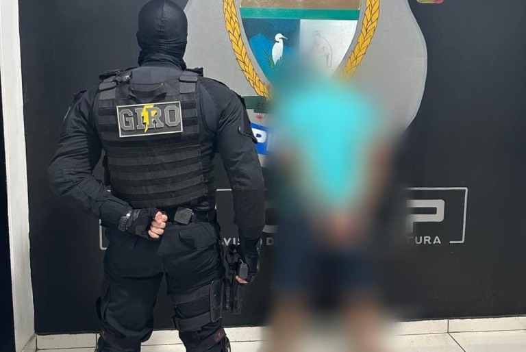 Prisão foi efetuada pelo Giro (Foto: Divulgação) 