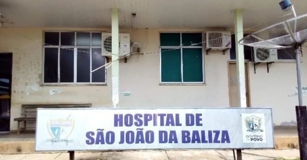 Vítima foi encaminhada para o Hospital de Baliza (Foto: Arquivo FolhaBV)