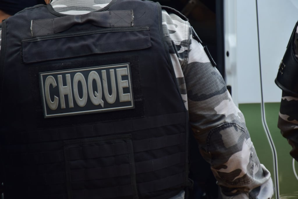 Ocorrência foi atendida por uma guarnição do Choque (Foto: Nilzete Franco/FolhaBV)