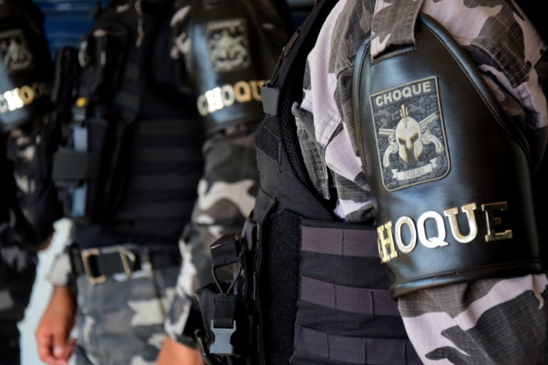 Ocorrência foi atendida por policiais do Choque (Foto: Nilzete Franco/FolhaBV)